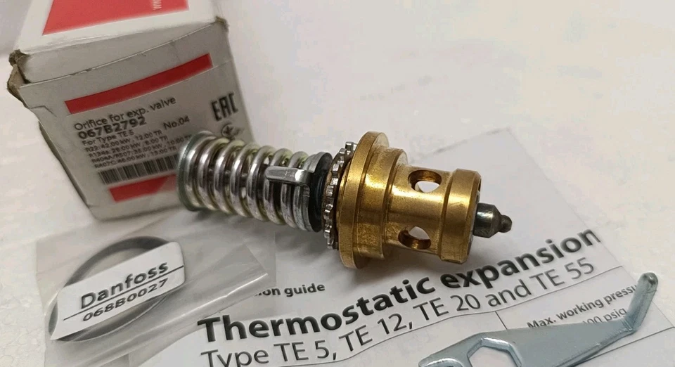 1PC NEW IN BOX  Danfoss thermal expansion valve core 067B2792  free delivery - Image 3 of 4