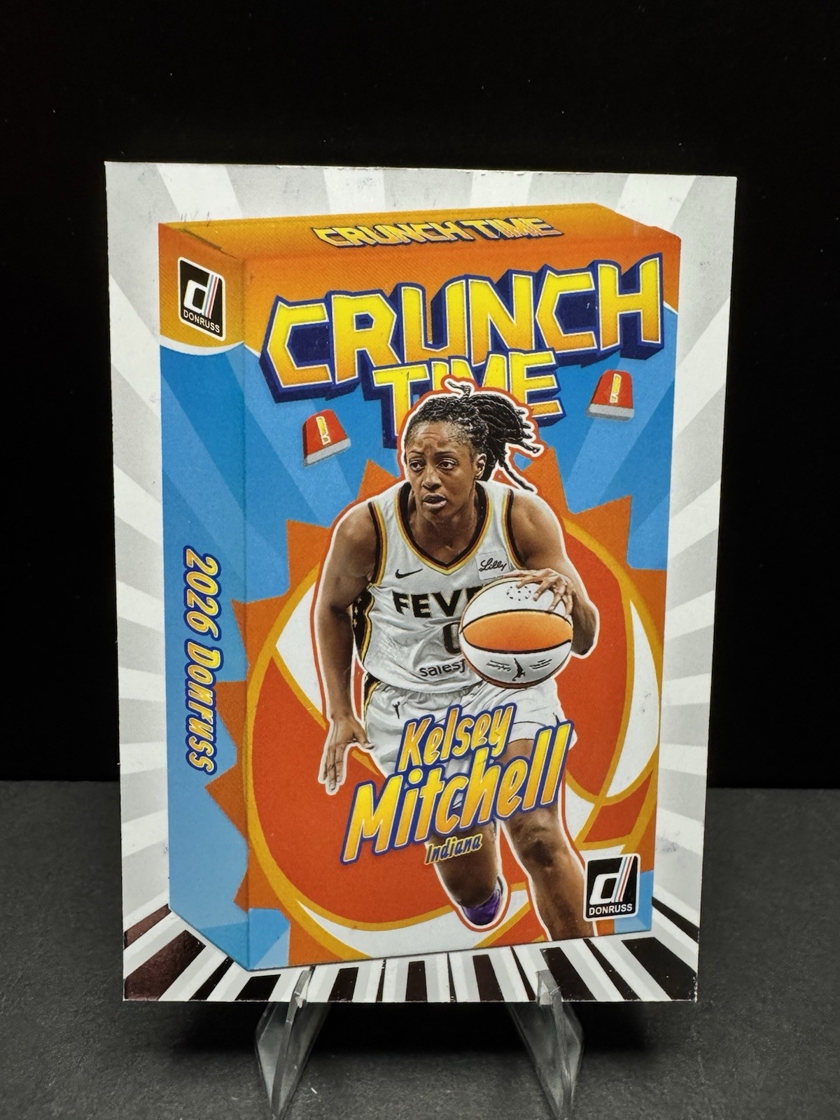 2026 WNBA Donruss Kelsey Mitchell Crunch Time #13 Indiana Fever 