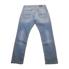 NWT 7 For All Mankind Men's 36 X 33  Blue Light Bay The Straight Leg Denim Jeans