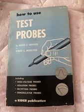 How to Use Test Probes no. 165  1954 Paperback  FIRST EDITION  Rare