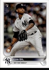 Luis Gil 2022 Topps New York Yankees Rookie #131