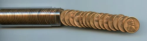*1950-S Lincoln Cent Roll, Choice Uncirculated Full Red*