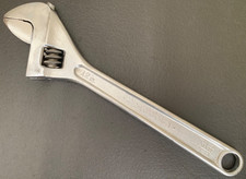 Vintage Challenger 4012-l Clik-stop 12in. Adjustable Wrench Made In Usa
