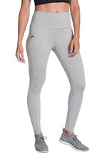 Eddie Bauer Trail Tight Traverse High Rise Leggings Womens Sz-L Gray Zip Pockets