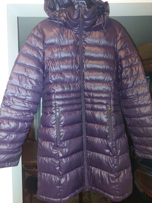 Andrew Marc Women's Purple Packable Premium  Down Puffer Jacket Size Sm