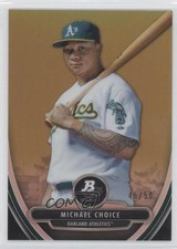 2013 Bowman Platinum Prospects Chrome Gold Refractor 45/50 Michael Choice 0a7