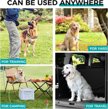 Heavy Duty 15FT Galvanized Dog Chain for Yard, Chew Proof Rust Resistant Tie ...