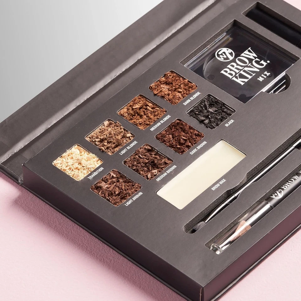 W7 Brow King Ultimate Eyebrow Kit - Shape, Define & Groom Palette -...  - Image 4 of 4