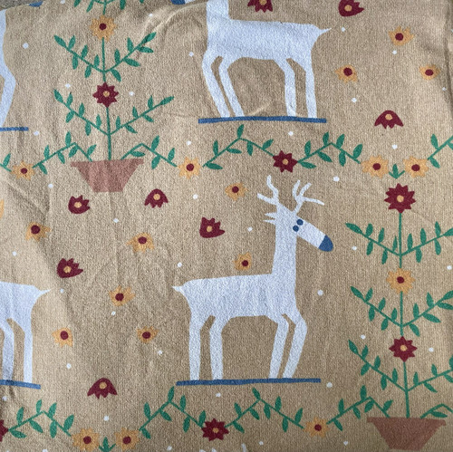 Funda Nórdica Dormisette Ciervo Invierno Patrón Floral Franela Alemania Reina - Imagen 4 de 5