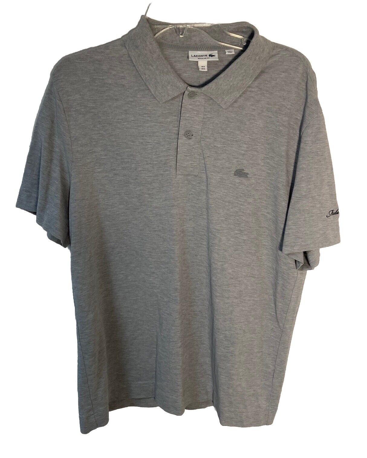 Lacoste Polo Shirt Mens 6 XL Gray Logo Alligator … - image 1
