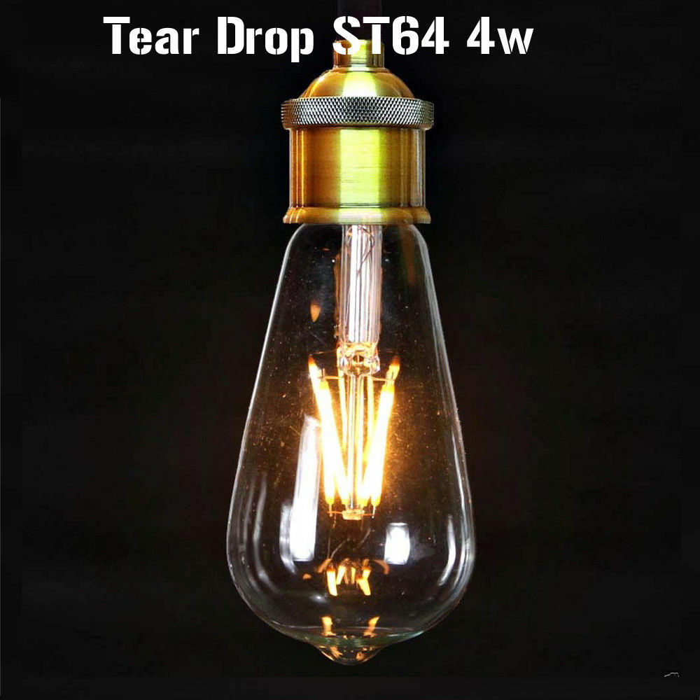 Ampoule LED Vintage Edison E27 4W - Lumière Blanc Chaud, 400-799 Lumens, Style Rétro