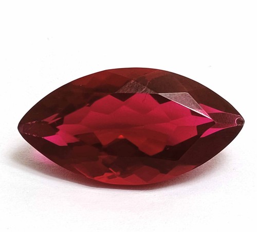 Natural EGL Certified 25 Ct Blood Red Color Ruby Marquise Cut Loose Gemstone KKL - Picture 7 of 8