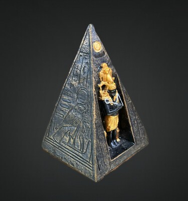 UNIQUE ANCIENT EGYPTIAN PYRAMID Sphinx of Giza Osiris Eye of Horus