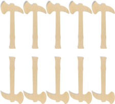 10x Tomahawk 3mm Birke Axt Indianer Holz Kindergeburtstag