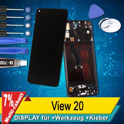 Display Für Huawei Honor View 20 V20 Komplettes Bildschirm Lcd Touch Rahmen +