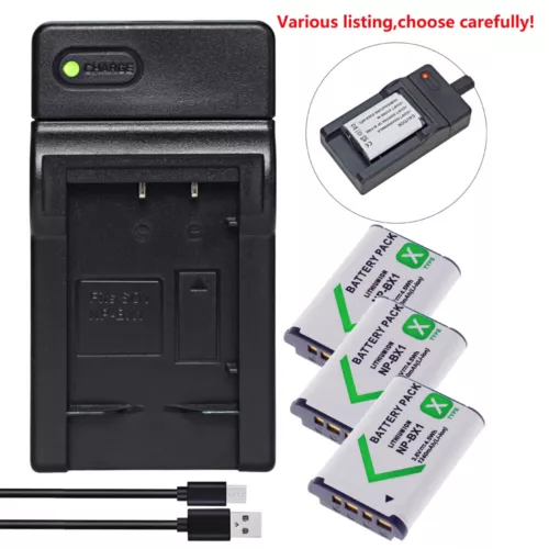 Batterie ou chargeur NP-BX1 pour Sony HDR-PJ275, HDR-PJ440 CX240 HDR-CX405 CX440B