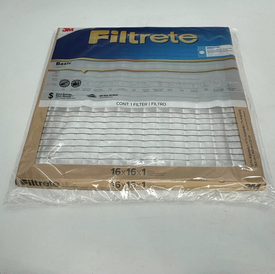 Воздушный фильтр Filtrete 16x16x1, MPR 300 MERV 5, пылеулавливание, упаковка 18 шт. - Изображение 2 из 4