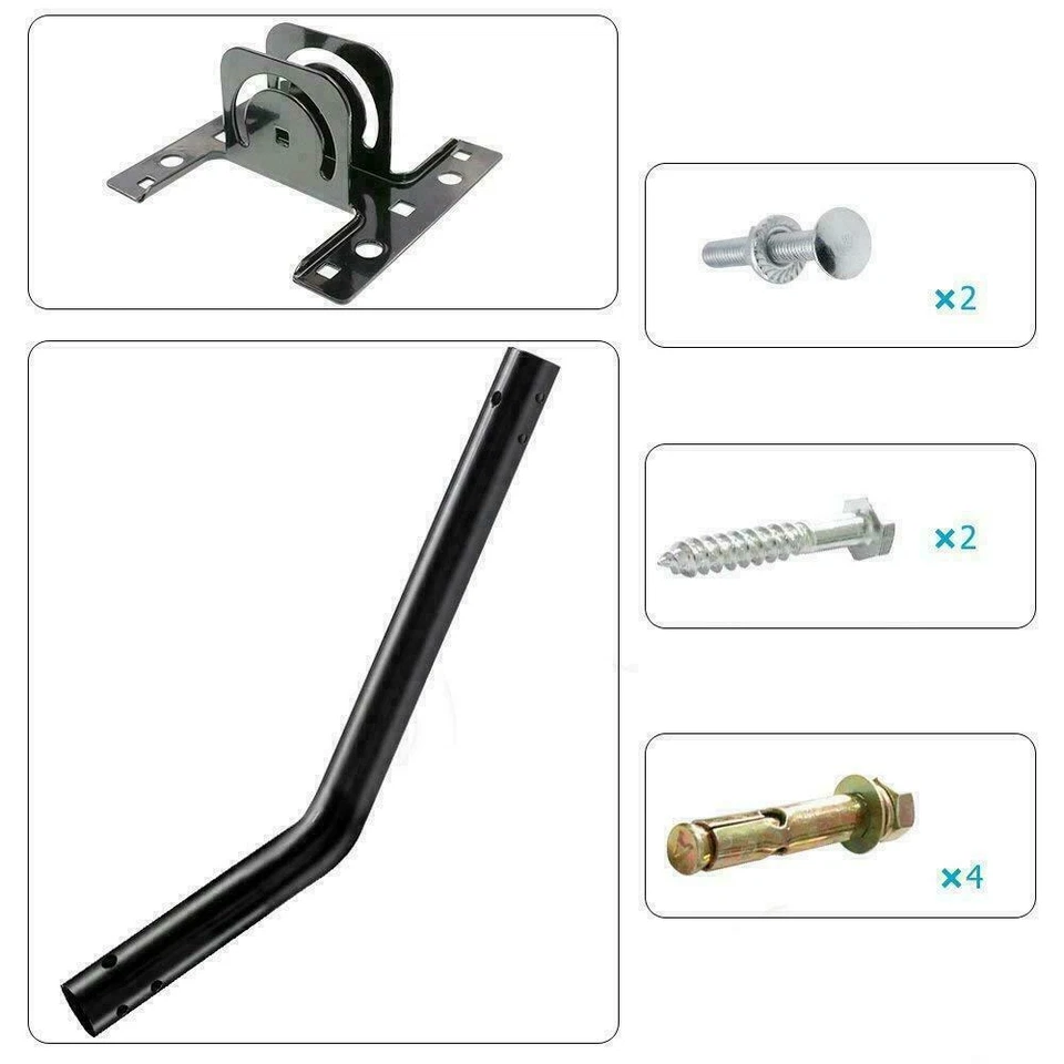 HDTV Yagi Outdoor Antenna Amplified Digital VHF UHF 200 Miles Mounting Pole - Image 4 of 4