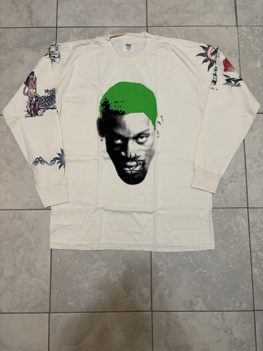 Rare vintage 90s 1996 Dennis Rodman tattoo t shirt | eBay Rare vintage 90s 1996 Dennis Rodman tattoo t shirt | eBay
