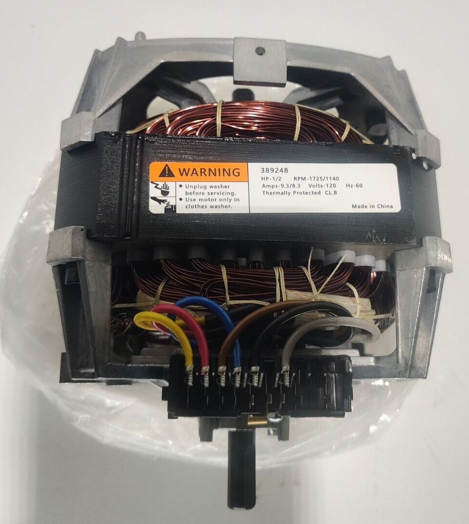 Whirlpool Washing Machine Motor 389248. 1/2 HP, 1725/1140 RPM eBay