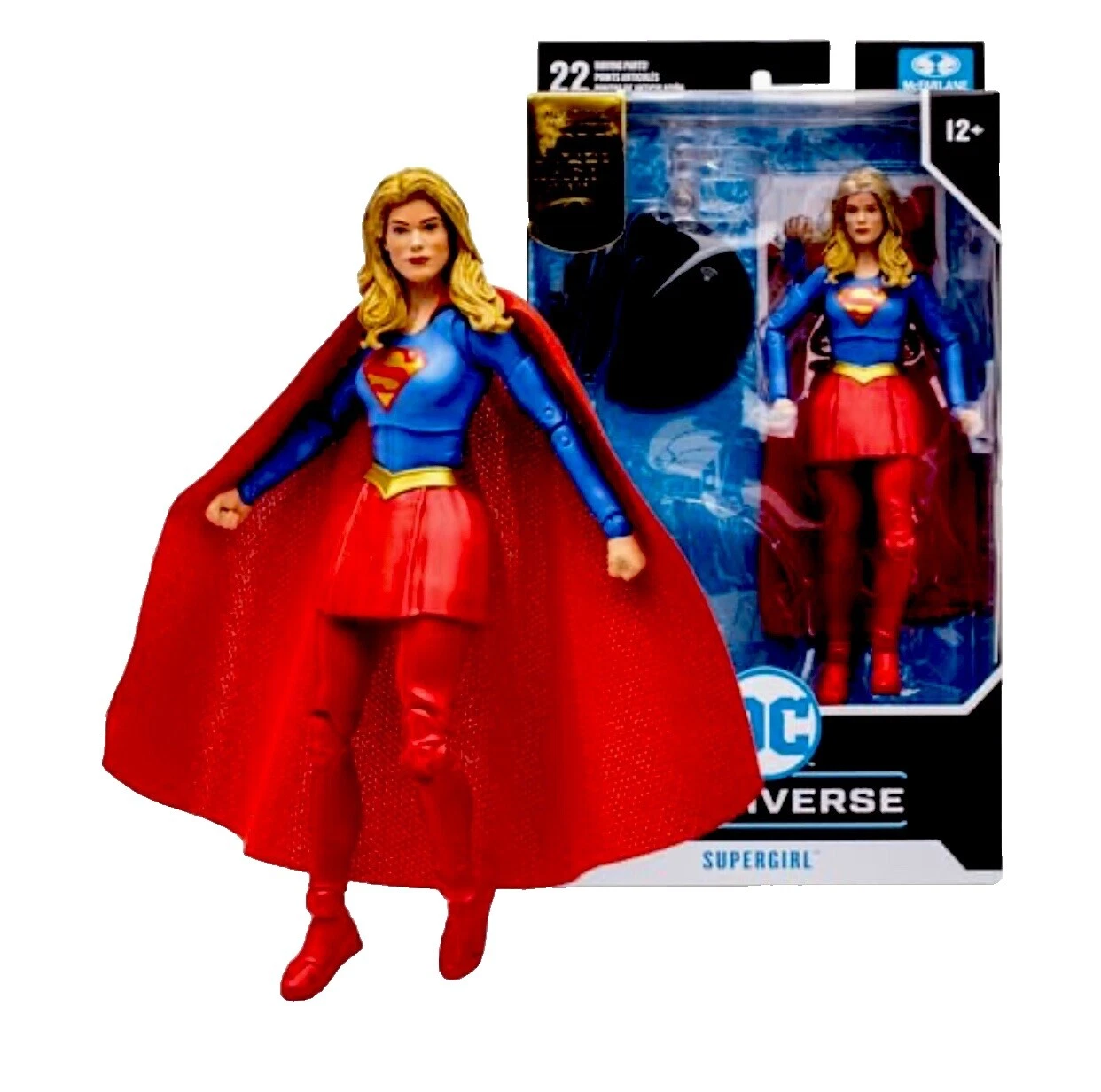 Supergirl figuras de ação de Metal e Acessórios