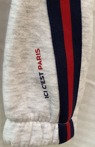 NIKE GIRLS AIR JORDAN PARIS SAINT GERMAIN BIRCH HEATHER PULLOVER | Youth Large - Picture 7 of 8