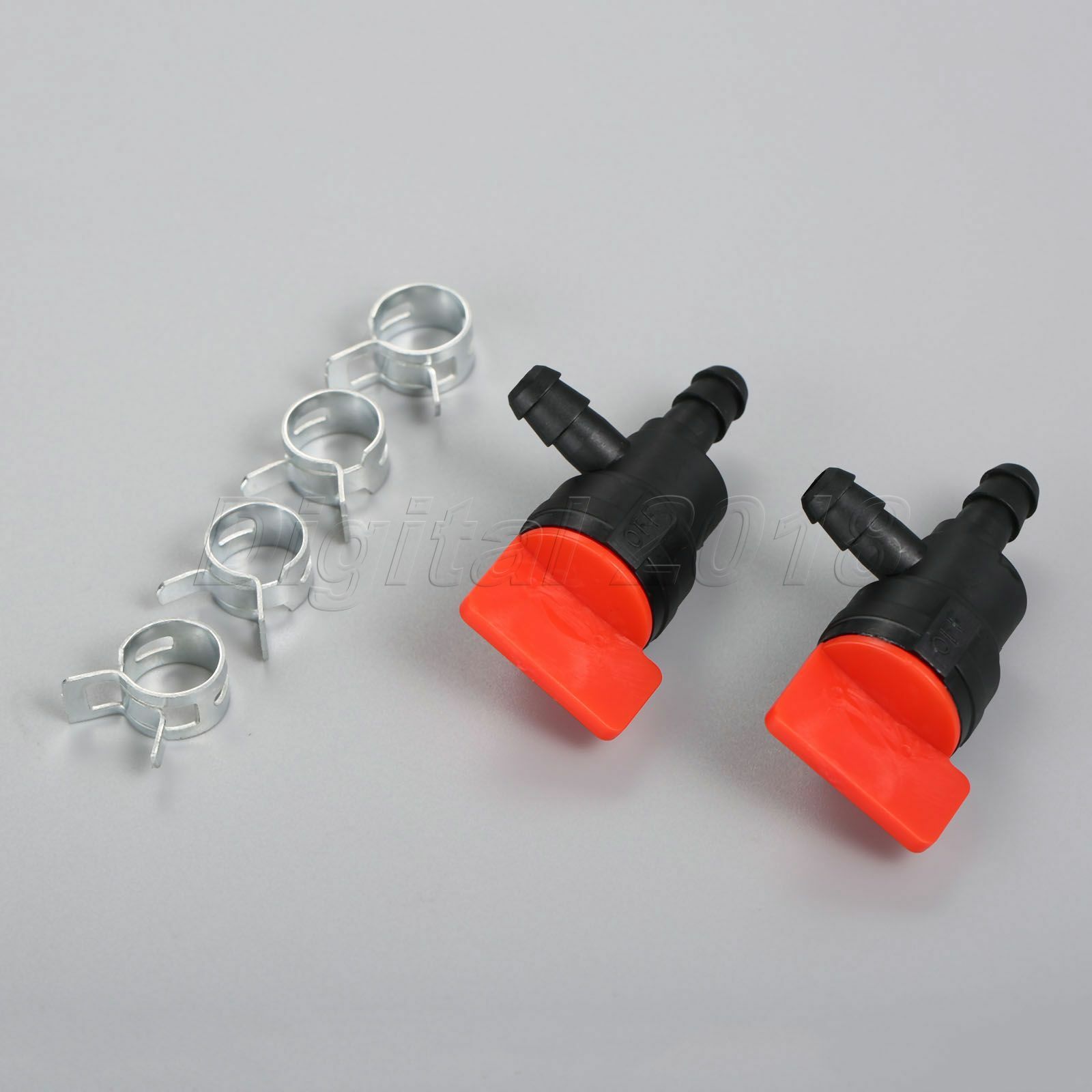 Fits For Tecumseh Briggs Stratton 1/4" InLine Fuel Cut-Off Shut-Off Valve Clamps