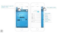 Sterowanie klimatyzacją Melissa WLAN WiFi biały/czarny