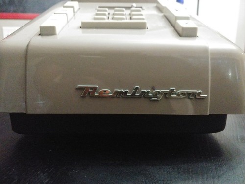 Remington Rand Model 102 w/ cover vintage adding machine Brown home office decor - Picture 9 of 10