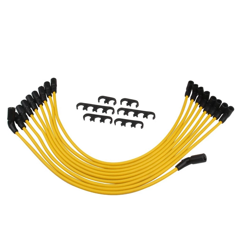 Juego de 9 cables de bujías de 8 mm para Chevy C1500 C2500 C3500 GMC 1996-2003 5,0 L 5,7 L V8 Foto 2 de 4