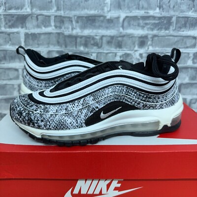 Nike Air Max 97 Cocoa Snake Black Running Shoes CT1549-001 Womens Size 6.5 New