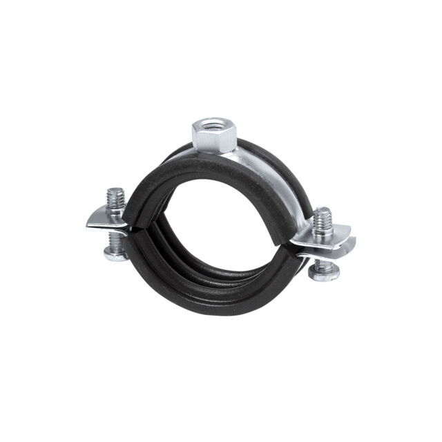 20-112mm Fascetta Stringitubo Vite Zincato Con Gomma Zweischraubenschelle 20-112mm Fascetta Stringitubo Vite Zincato Con Gomma Zweischraubenschelle