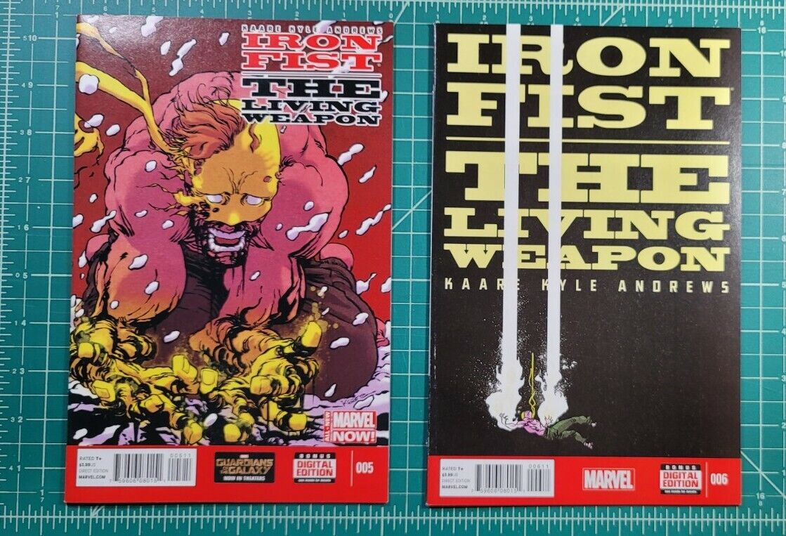 IRON FIST THE LIVING WEAPON #1 1ST PEI w/ Digital code MARVEL COMICS 2014