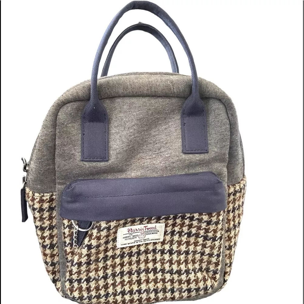 Harris tweed online backpack bag