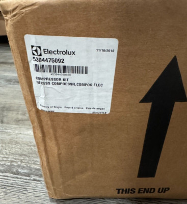 Electrolux Refrigerator Compressor #5304475092 *OPEN BOX, NEVER USED OEM*
