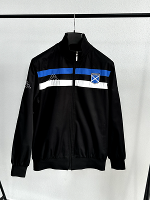 Kappa Black-Blue Dural Bomber Scotland Track Jacket | eBay