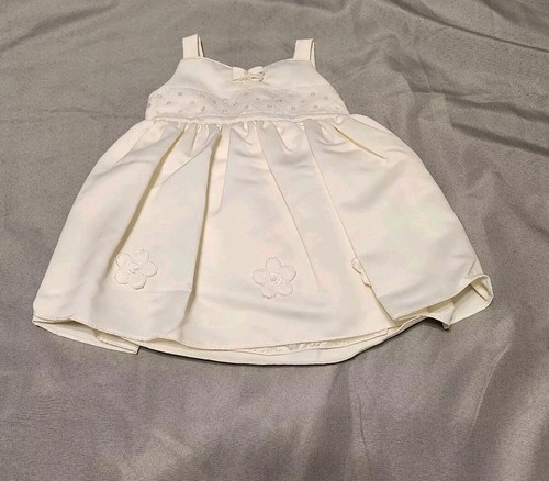 Magic Kids Infant Baby Girl Dress Set 18 Months White Cardigan Hat Christening - Picture 6 of 14
