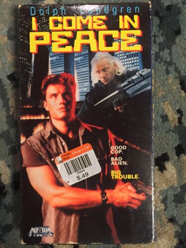 I Come In Peace Dolph Lundgren VHS alien ski fi - Photo 1/1