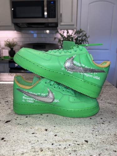 Nike Off-White Air Force 1 “Brooklyn” Size Mens 6.5 or Women’s 8 - Picture 5 of 9