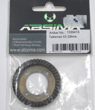 Absima 43T Metal Crown Gear 1330415 Fits Absima Stoke 1/8th Buggy New In Packet