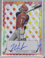 NOLAN STEVENS 2022 Leaf Perfect Game RC XRC Auto 1/1 Mississippi State