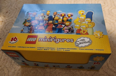 New, Sealed CASE/BOX - Lego 71009  The Simpsons Series 2 Collectible Minifigures