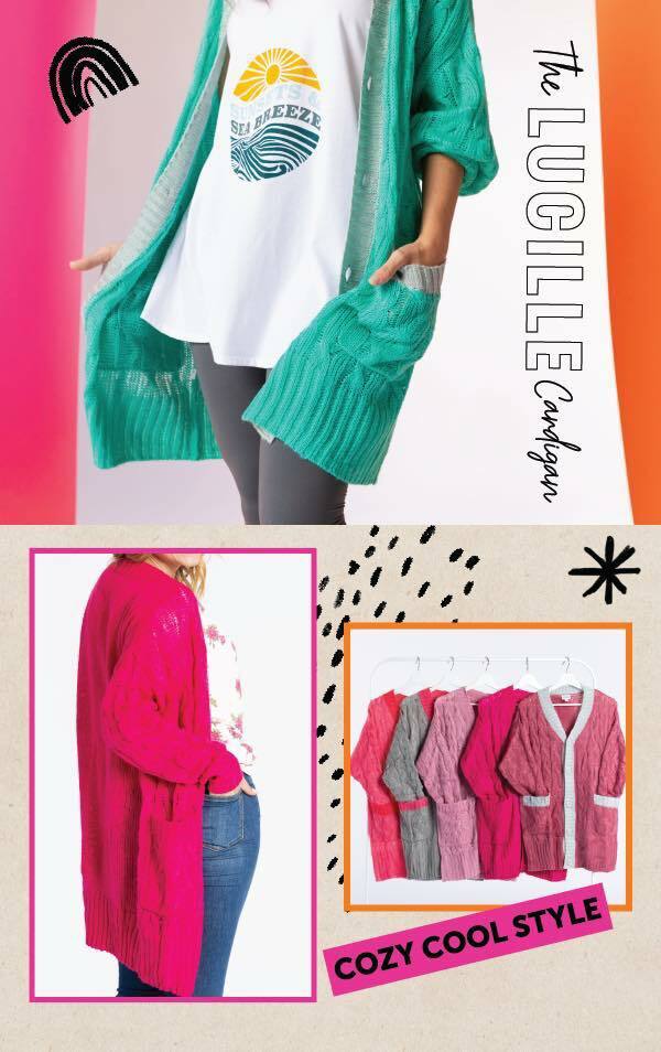 NWT LuLaRoe S LUCILLE SWEATER CARDIGAN 