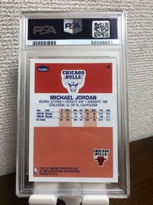 Fleer Michael Jordan DOE PSA9 collection Trading Cards Fleer Michael Jordan DOE PSA9 collection Trading Cards
