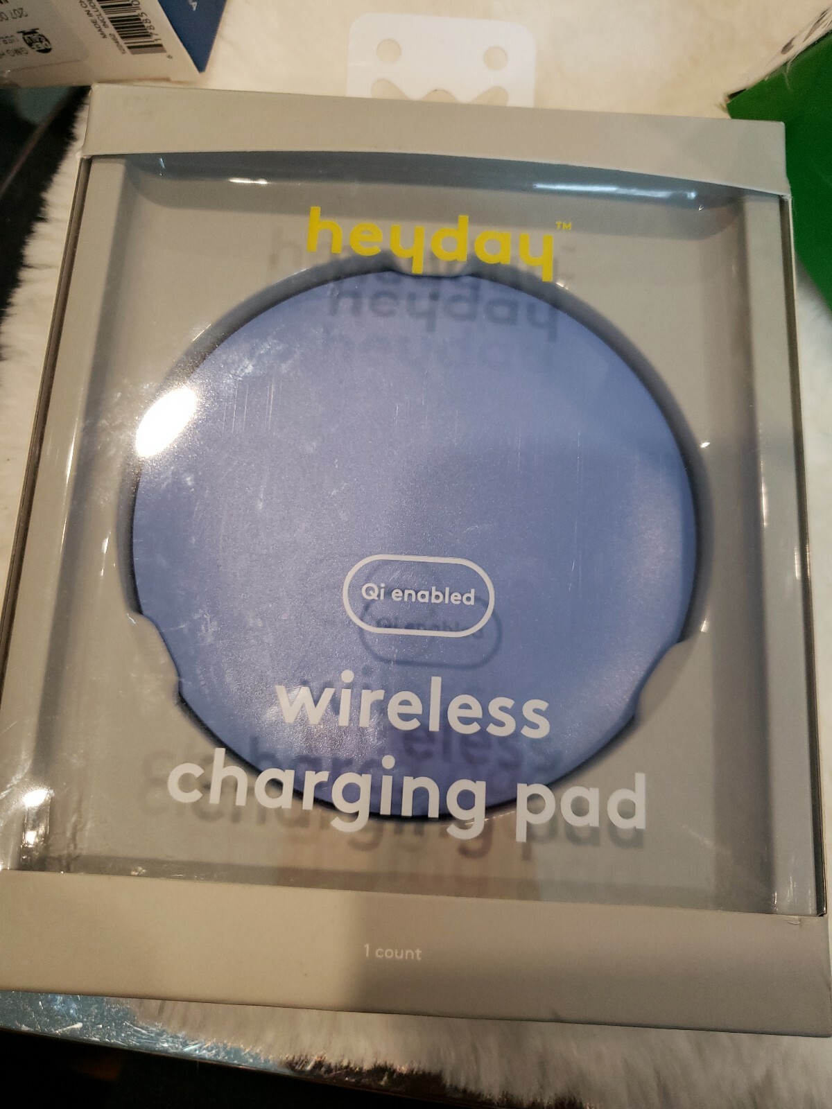 Heyday™ Qi Enabled Wireless Charging Pad Blue eBay