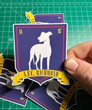 AFC Richmond - Laminated Vinyl Sticker - 3.5"x3.5" - Ted Lasso