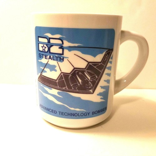 B2 Stealth Bomber Heat Activated Coffee Mug Tasse 1988 Linyi Silver Phoenix - Bild 8 von 12