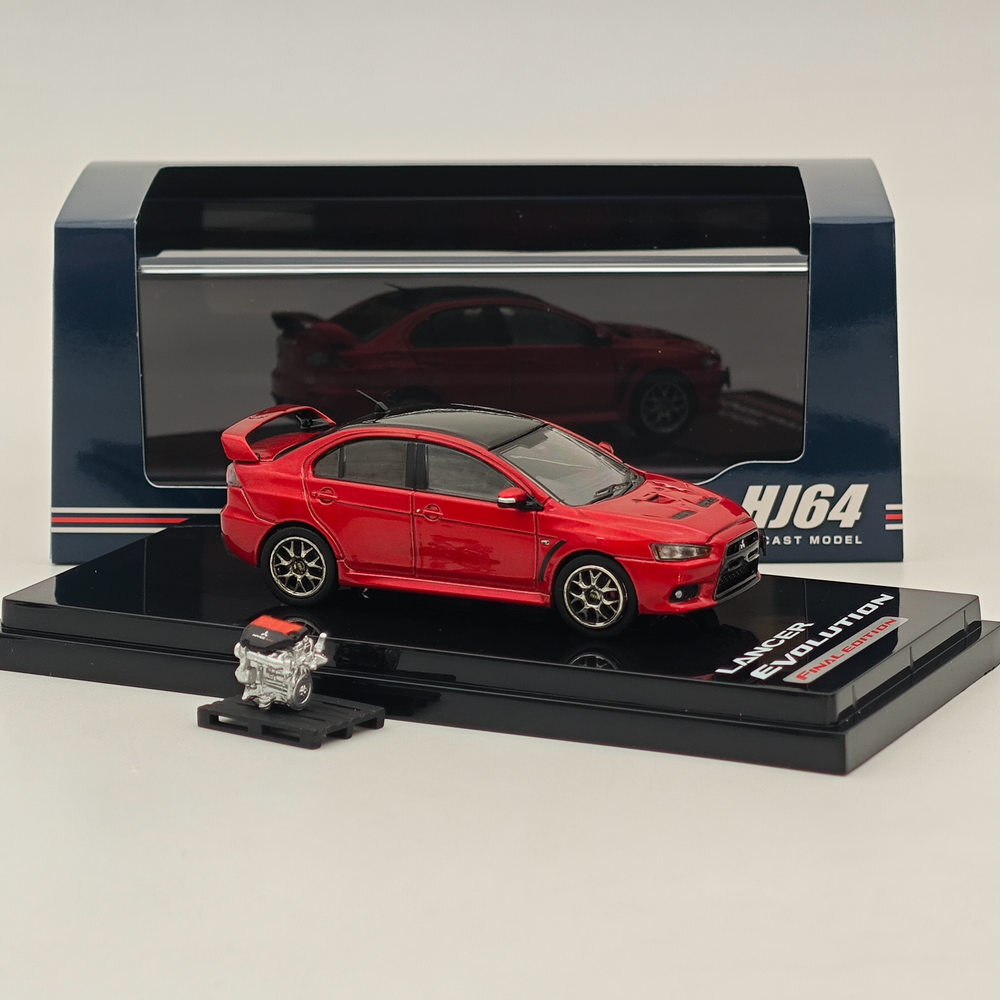 LANCER EVOLUTION ファイナルエディション 1/64 三菱ランサーエボリューション X FINAL EDITION エンジン
