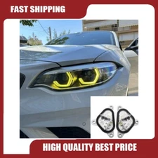 Yellow Angel Eyes DRL For 2018 BMW F23 F22 F87 M2 230i M240i LCI LED Headlight