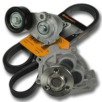 Rep.-Satz Wasserpumpe Mit Keilr.+ Spanner FüR Opel Astra G H Zafira B Z16XEP+
